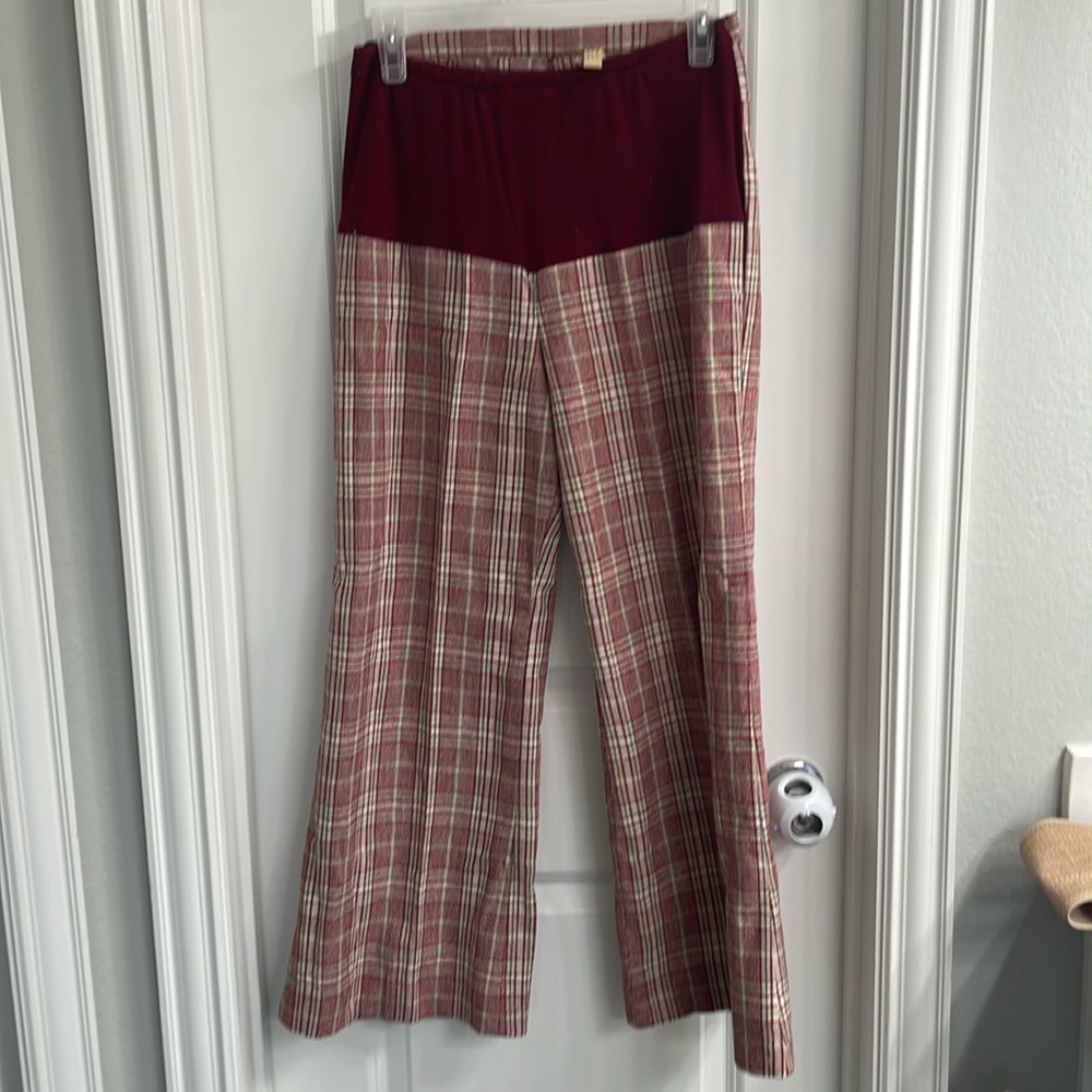 Vintage cropped maternity slacks